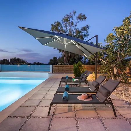 Natura Hill I Sea View Villa Kounoupidhiana